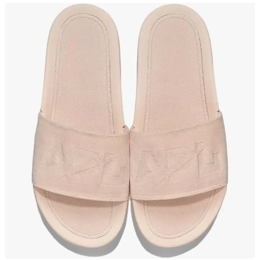 New APL techloom velvet crème slides sandals size 8 - Picture 2 of 9